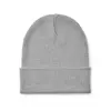 Berretto unisex lavorato a maglia con bordino in poliestere elasticizzato e acrilico