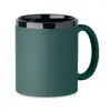 Tazza in ceramica con rivestimento sof touch e bordo e interno nero da 300ml