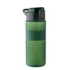 Borraccia in RPET con impugnatura in silicone e coperchio flip-top 700ml