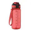 Borraccia sportiva motivazionale in RPET con cannuccia integrata da 700ml