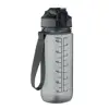 Borraccia sportiva motivazionale in RPET con cannuccia integrata da 700ml