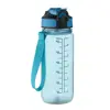 Borraccia sportiva motivazionale in RPET con cannuccia integrata da 700ml