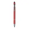 Penna a sfera touch in alluminio riciclato refill blu