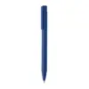 Penna in alluminio riciclato con con finitura gommata refill blu