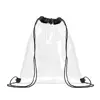 Sacca con chiusura a coulisse trasparente in EVA e PVC 36x40cm