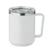 Tazza termica con coperchio e interno in acciaio inox riciclato e esterno in PP ricilato da 400 ml