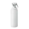 Borraccia in acciaio inox riciclato e finitura gomma con manico silicone 500ml
