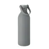 Borraccia in acciaio inox riciclato e finitura gomma con manico silicone 500ml