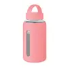 Borraccia in vetro con custodia in silicone e tappo con maniglia da 600ml