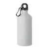 Borraccia termica in acciaio inox riciclato finitura gommata e moschettone 500ml