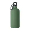 Borraccia termica in acciaio inox riciclato finitura gommata e moschettone 500ml