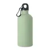 Borraccia termica in acciaio inox riciclato finitura gommata e moschettone 500ml