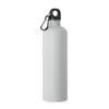 Borraccia termica in acciaio inox riciclato finitura gommata e moschettone 750ml