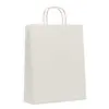 Shopper in carta disponibile in vari colori con manici color naturale formato grande da 90gr 32x12x40cm