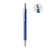 Penna a sfera a pulsante in alluminio riciclato refill blu