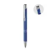 Penna a sfera in alluminio riciclato refill blu