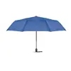 Ombrello antivento pieghevole in pongee 190T fusto in acciaio stecche in fibra di vetro Ø119CM