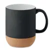 Tazza in ceramica opaca con base in sughero 300ml