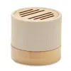 Cassa Wireless 5.0 in RPET e bambù con luce led