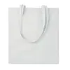 Shopper in cotone biologico con manici lunghi prodotta in Europa da 180gr 36x41cm