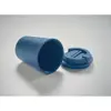 Bicchiere termico a doppio strato con coperchio e cannuccia in plastica riciclata da 300ml
