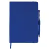 Block notes A5 con copertina rigida in PU 72 fogli a righe e penna in coordinato in refill blu
