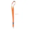 Lanyard con moschettone fibbia removibile e sgancio di sicurezza