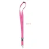 Lanyard con moschettone fibbia removibile e sgancio di sicurezza