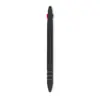 Penna a sfera in plastica multicolore con punta touch e tre refill nero rosso blu
