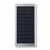 Power bank solare in alluminio, 8000 mAh
