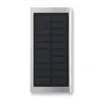 Power bank solare in alluminio compatto da 8000mAh in confezione regalo