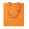 Shopper colorata in cotone disponibile in vari colori con manici da 140gr 38x42cm
