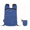 Zaino sportivo pieghevole in poliestere ripstop con spallacci in rete e custodia rimovibile 29.5x11x42cm