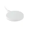 Caricatore wireless di colore bianco e compatto da 5W
