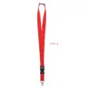 Lanyard con gancio in metallo fibbia staccabile e chiusura di sicurezza