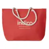 Borsa in cotone disponibile in vari colori con manici in corda da 220gr 55X15X39cm