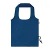 Shopper pieghevole in RPET colorate con manici e chiusura a coulisse da 190T 38x40cm