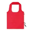 Shopper pieghevole in RPET colorate con manici e chiusura a coulisse da 190T 38x40cm