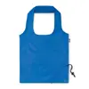 Shopper pieghevole in RPET colorate con manici e chiusura a coulisse da 190T 38x40cm