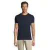 T-shirt da uomo colori assortiti a girocollo taglio aderente 100% cotone 150gr