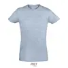 T-shirt da uomo colori assortiti a girocollo taglio aderente 100% cotone 150gr