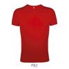 T-shirt da uomo colori assortiti a girocollo taglio aderente 100% cotone 150gr
