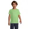 T-shirt da bambino unisex sportiva colori assortiti a girocollo in poliestere traspirante 140gr