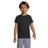 T-shirt da bambino unisex sportiva colori assortiti a girocollo in poliestere traspirante 140gr