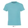 T-shirt da bambino unisex colori assortiti a girocollo taglio aderente 100% cotone 150gr