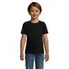 T-shirt da bambino unisex colori assortiti a girocollo taglio aderente 100% cotone 150gr