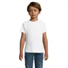 T-shirt da bambino unisex colori assortiti a girocollo taglio aderente 100% cotone 150gr