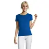T-shirt da donna colori assortiti a girocollo taglio sfiancato 100% cotone 150gr