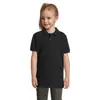 Maglietta polo da bambino unisex a maniche corte 100% cotone pettinato 180g