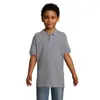 Maglietta polo da bambino unisex a maniche corte 100% cotone pettinato 180g